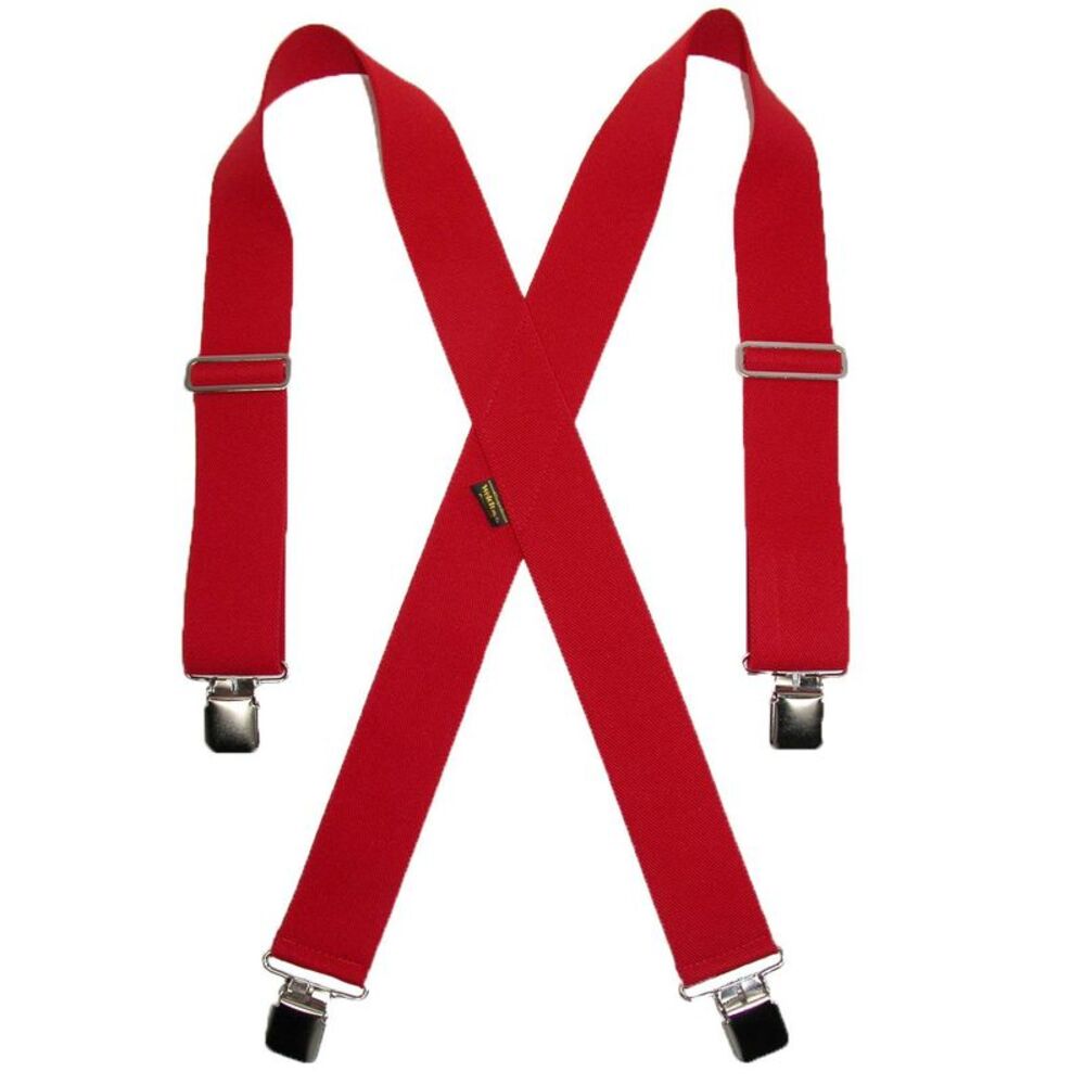 Welch Men's Elastic Clip-End 2 Inch Work Suspenders